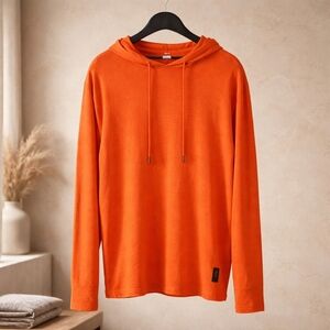 Fashion Forms Vibrant Orange Men's Hoodie
